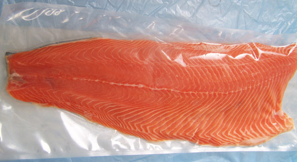 Salmon Fillet Trim C 1.6-2.2kg vacuum frozen - Click Image to Close