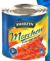 Carrot diced in cubes in brine canned 2600g - Click Image to Close