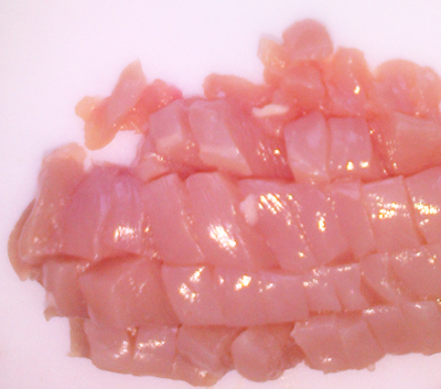 Diced free range Chicken Fillets skinless 5kg