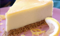 Organic Lemon Curd Cheesecake 12 slices 9'' frozen